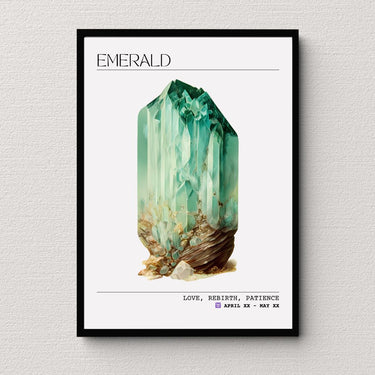 Emerald Zodiac Print | Wall Art | Home Office Decor